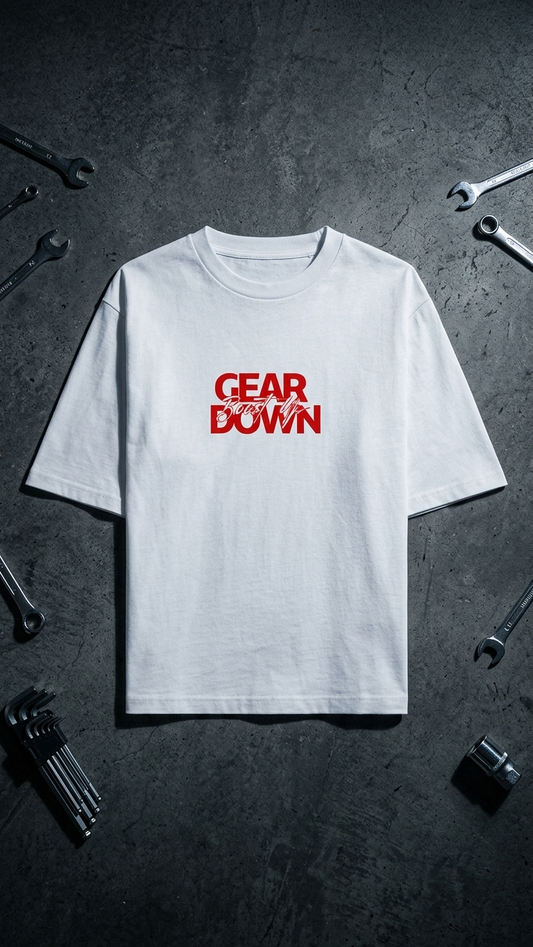 Gear Down Boost Up Oversized Tee