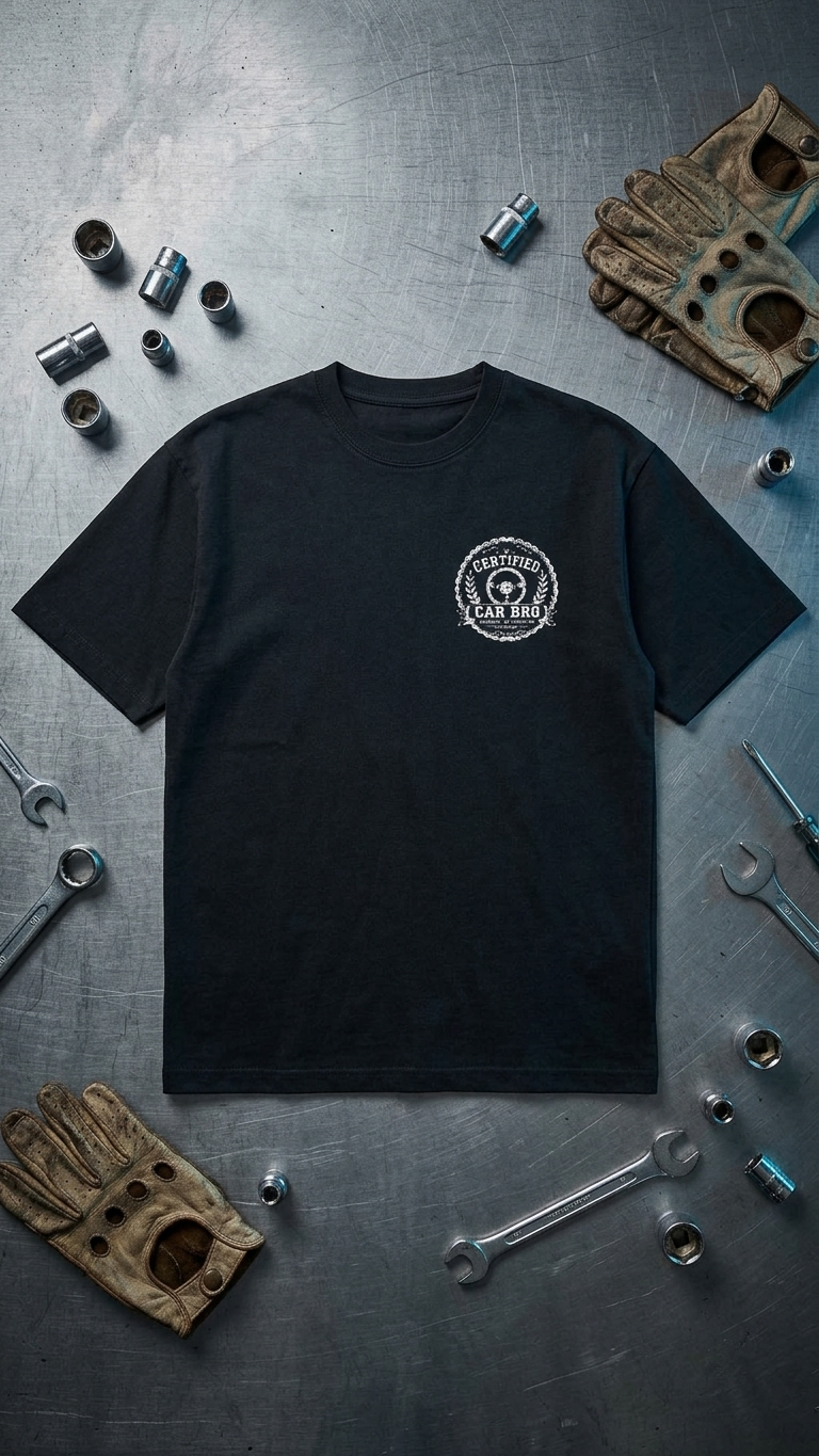 Certified Car Bro  Minimal Tee